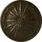 Ekena Millwork Artis Ceiling Medallion, Hand-Painted Green Gold, 27 1/8"OD x 2 5/8"P CM27ARGGS - alternate 1